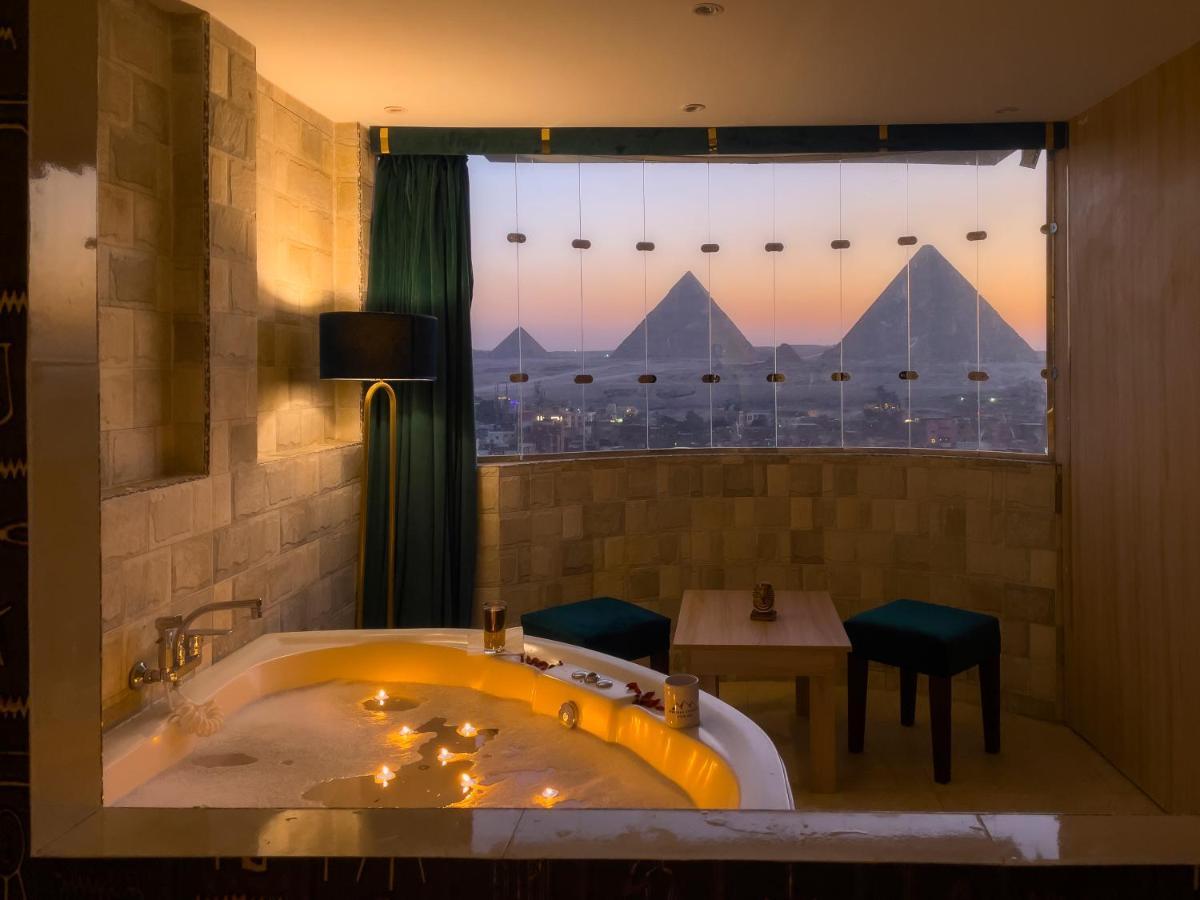 Jumeirah Pyramids View Inn Kafret el-Gabal Eksteriør billede